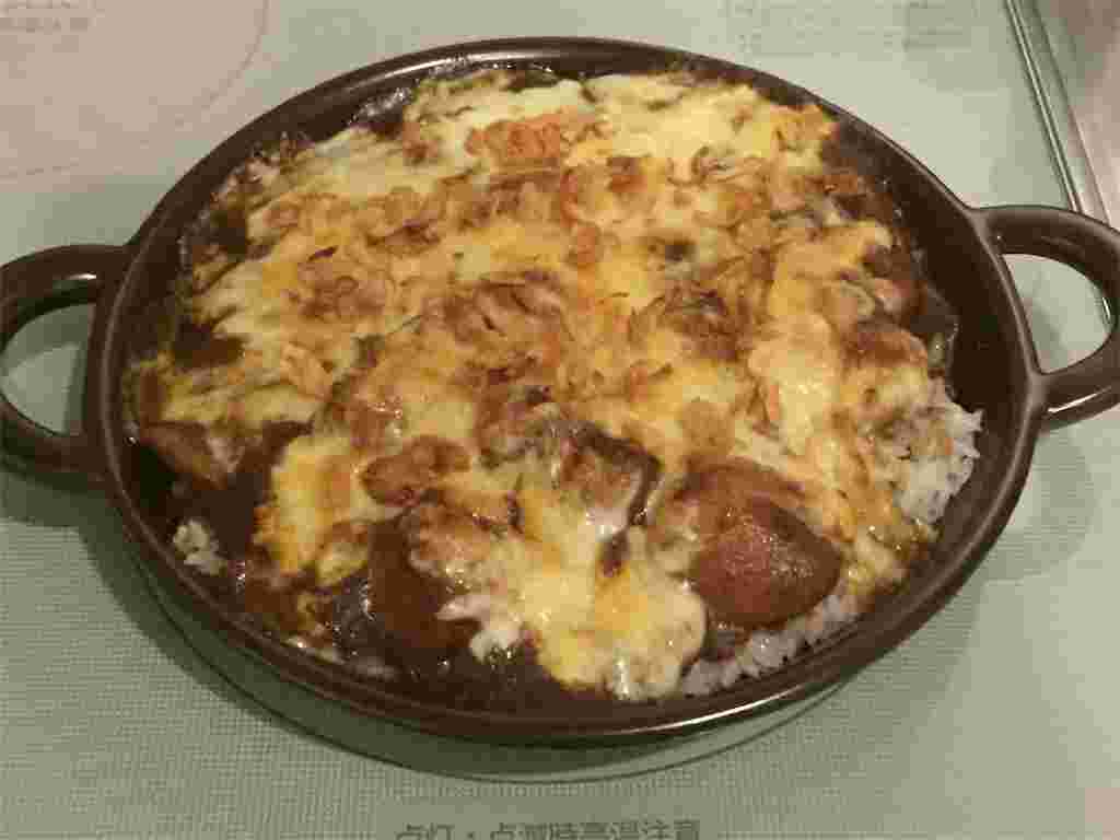 グラタン皿で作った焼きカレー