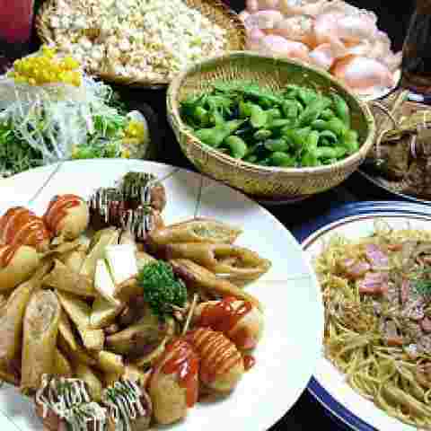 虎の子限定コースの品々