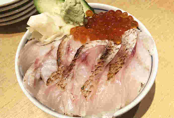 佐渡のすし弁慶ののどぐろ丼