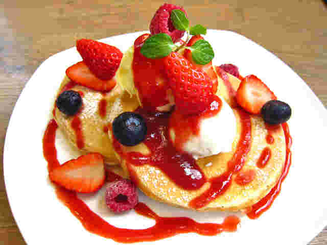 フェルマータカフェベリーのパンケーキ