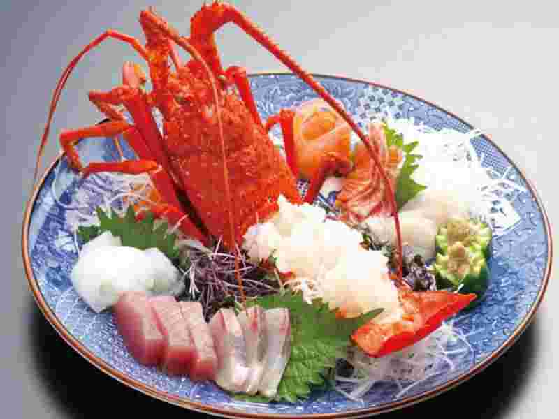 伊勢海老のお刺身