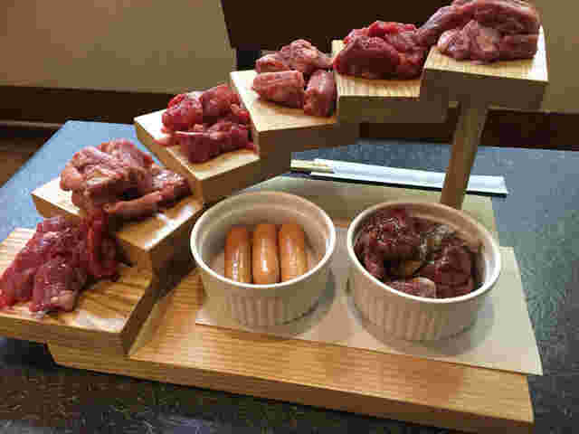 「焼肉センターかるび家」の焼肉