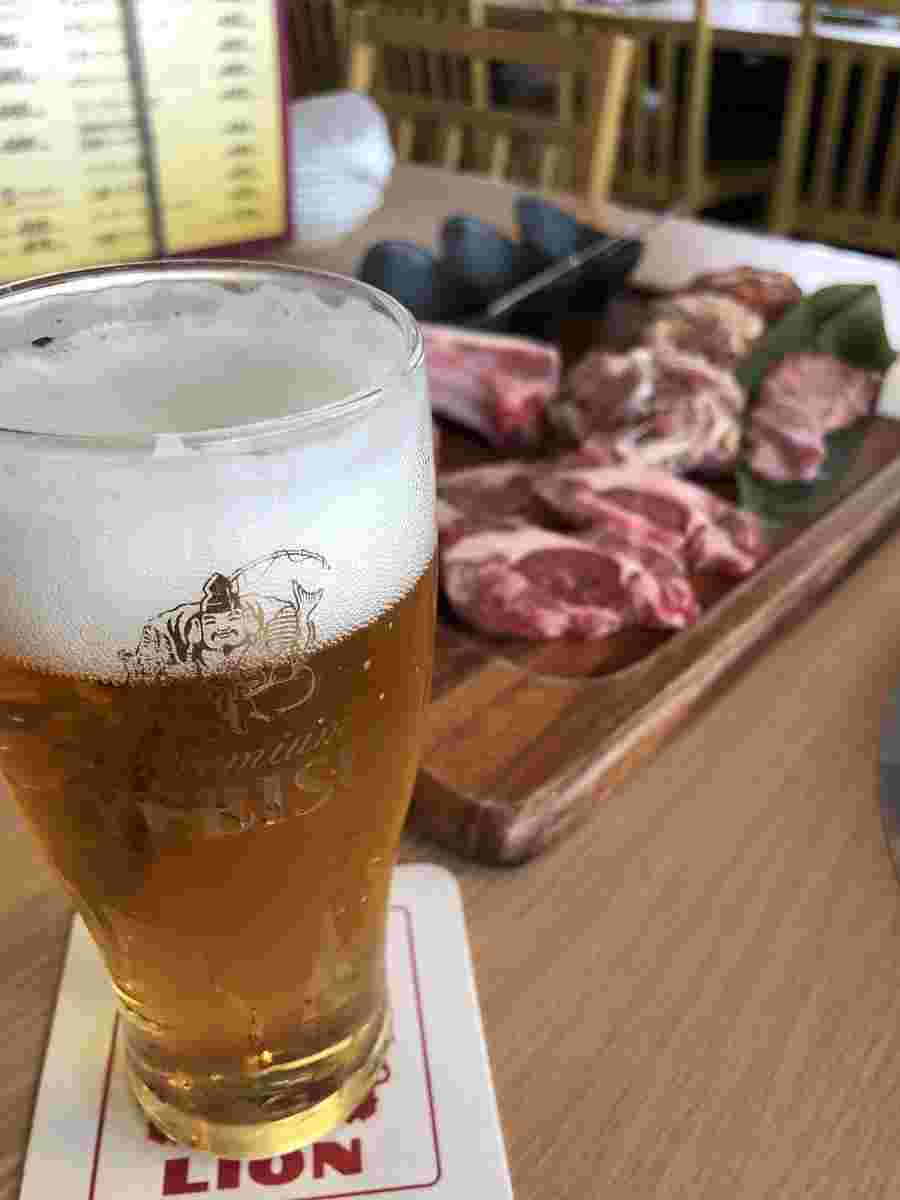 千葉ビール園でエビスビールとジンギスカンを愉しむ
