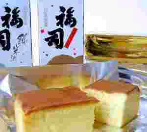 コラボで生まれた地酒ケーキ 福司