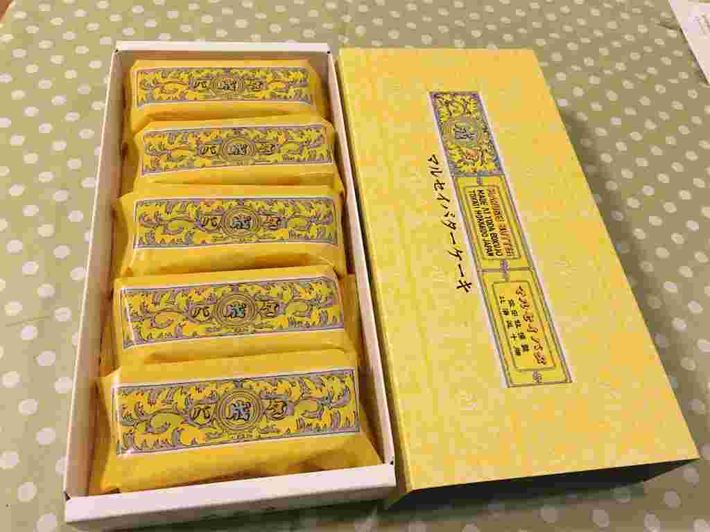 箱入りバターケーキ5個入り