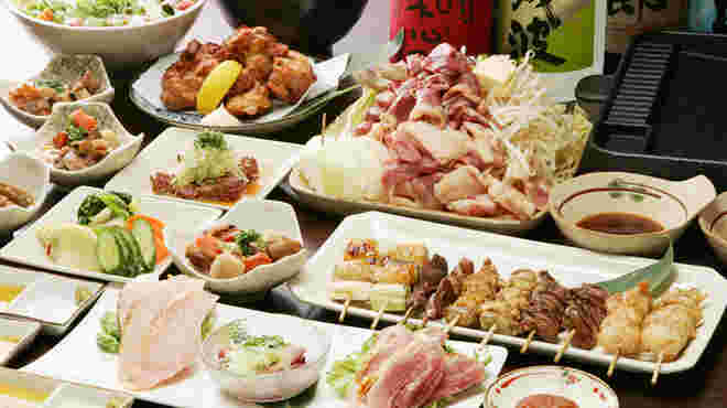 「焼鳥居酒屋・風神雷神・東五反田店」料理
