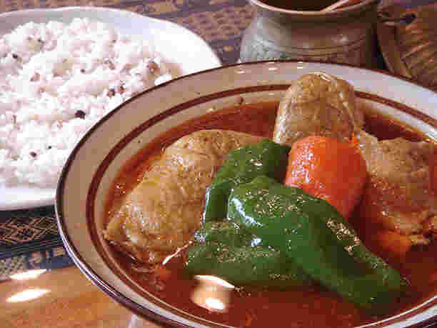 アジャンタ総本家のカレー