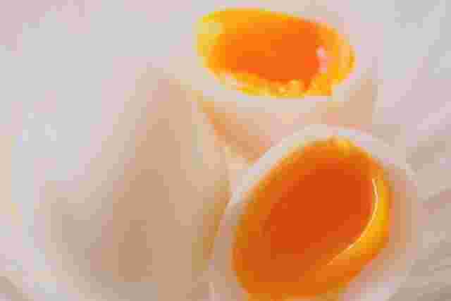 美味しそうな半熟卵