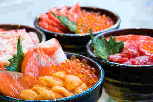 海鮮丼のカロリー