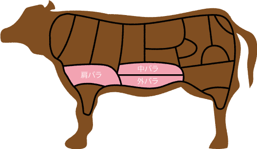 カルビの部位ってどこ？肉質ごとの特徴や牛の部位について紹介！ | お食事ウェブマガジン「グルメノート」