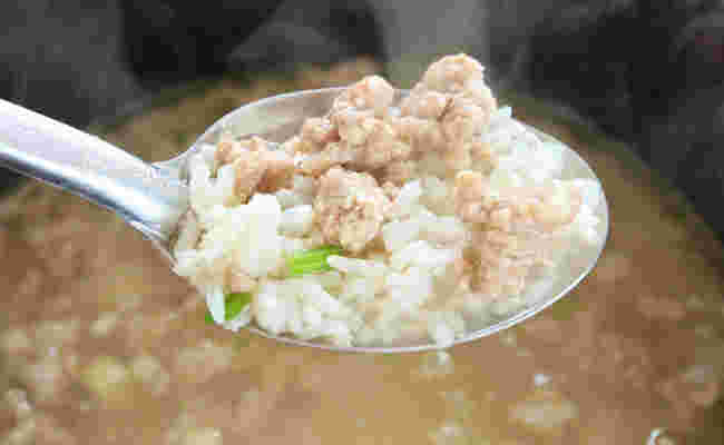 台湾グルメのお粥