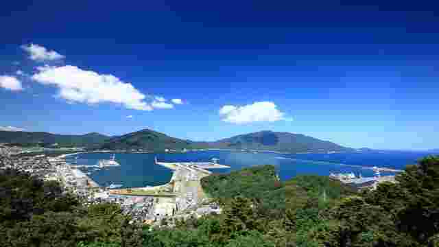 福井県敦賀市を一望