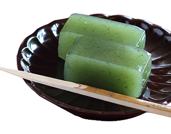 青海苔羊羹