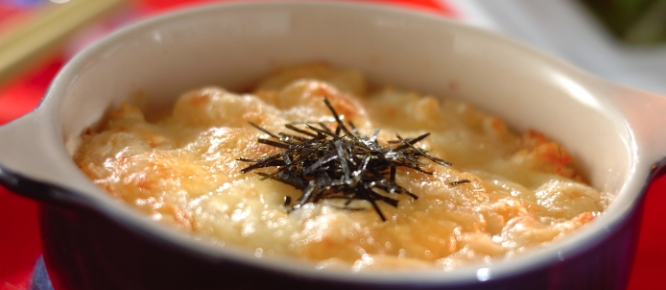 タラコポテトのチーズ焼き