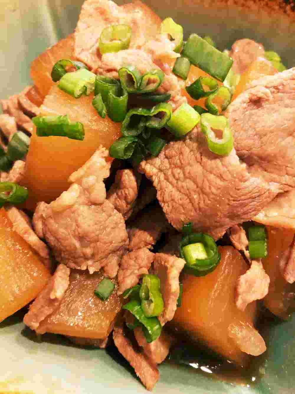豚こまと大根煮