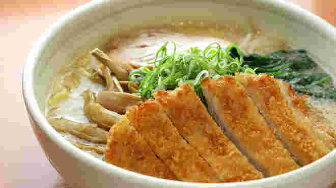 らーめん北の大地のとんかつラーメン