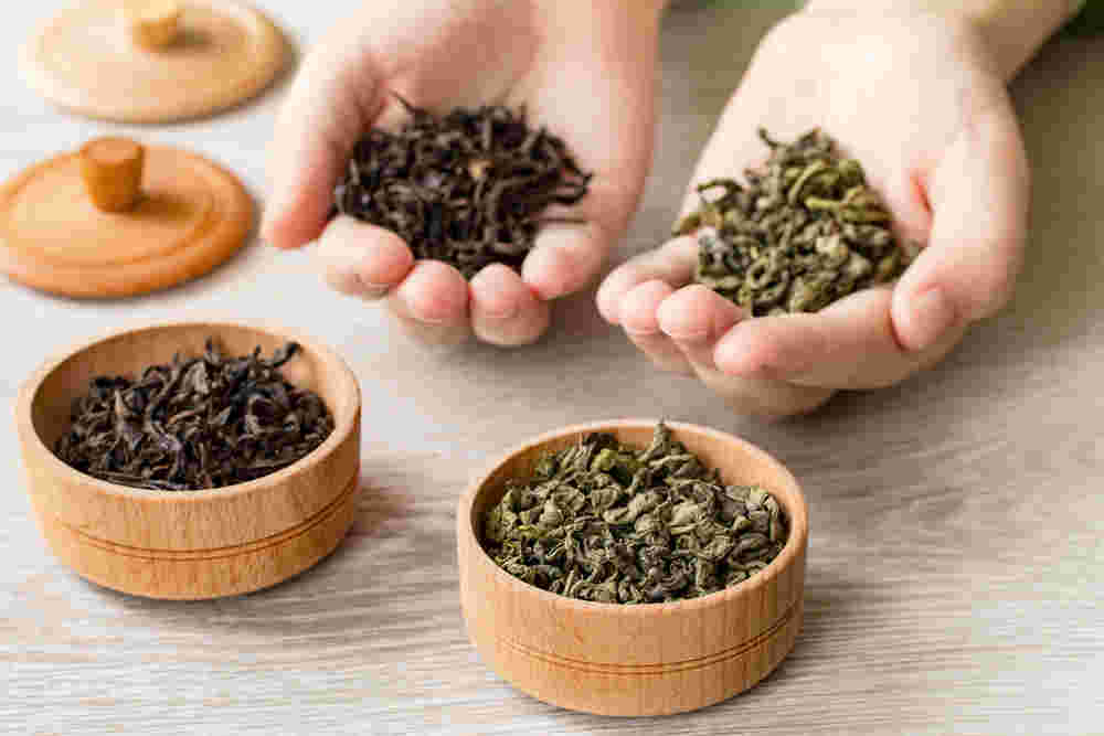 紅茶の茶葉の画像