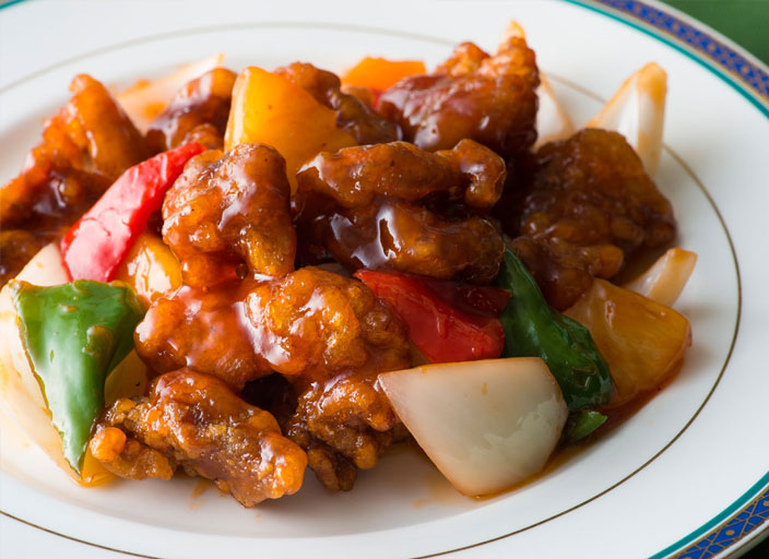 パイナップルの甘酸っぱいソースのレシピ