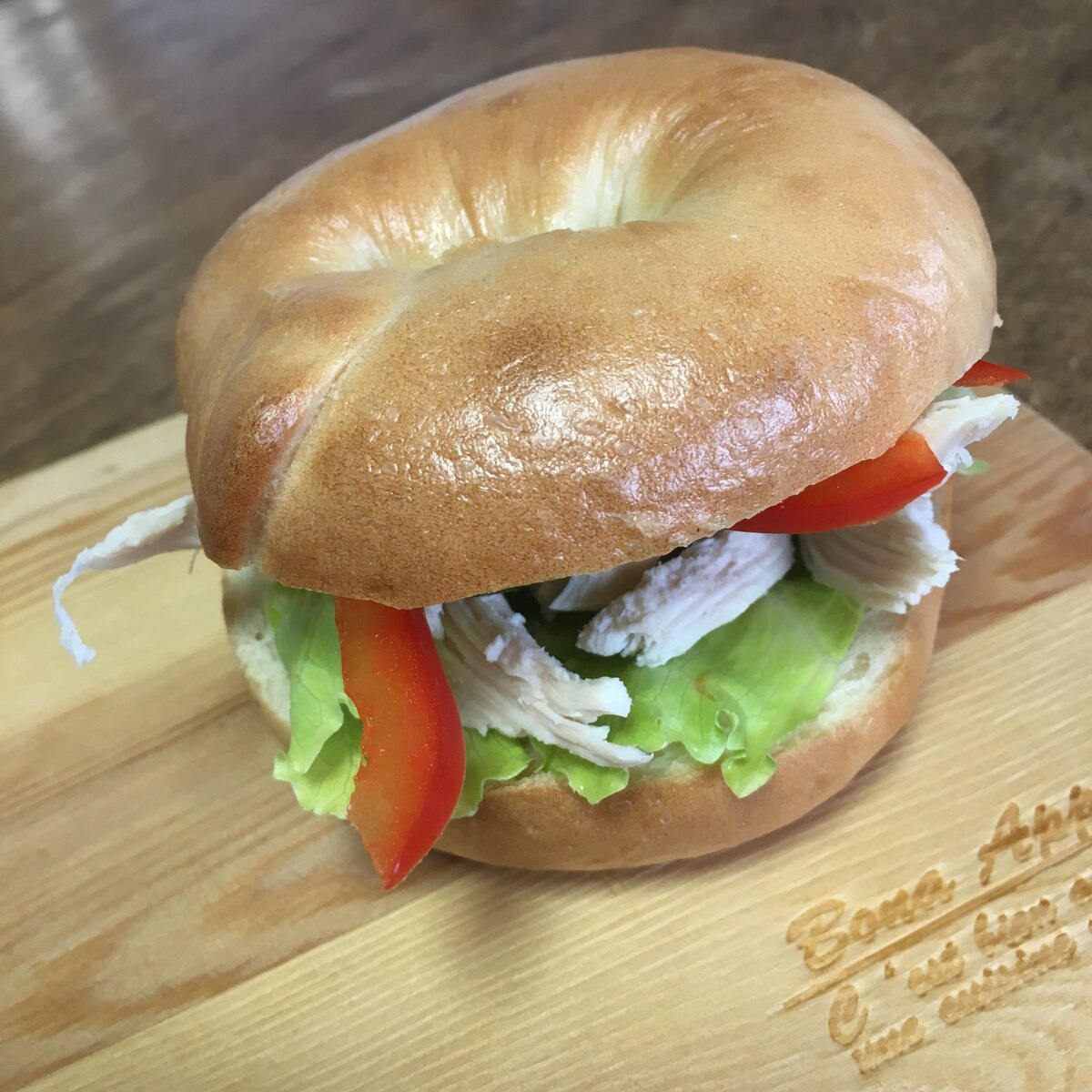 朝食ベーグルサンドイッチのレシピ