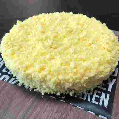 ケーキクラムをつけたドゥーブルフロマージュ