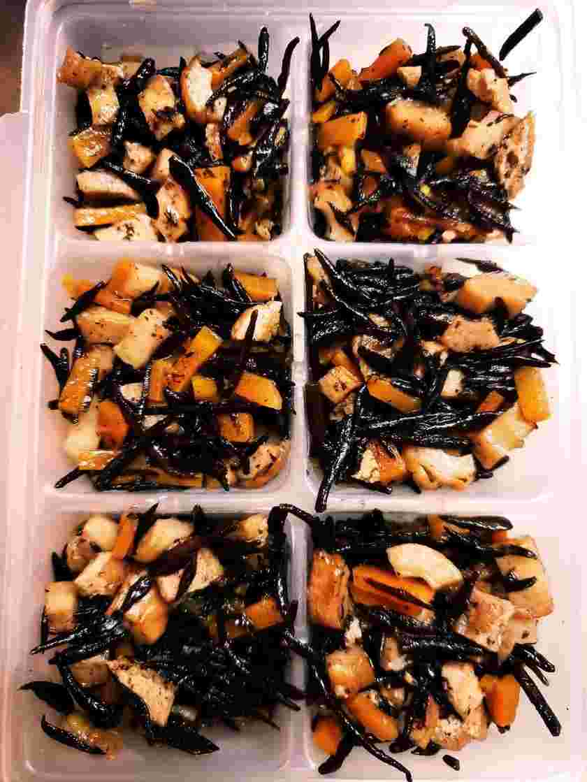 離乳食完了期からのひじきの煮物