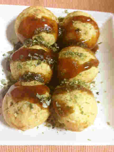 隠し味に牛乳を加えたたこ焼き