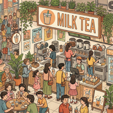 【ベトナム】36店舗展開・業歴10年超のミルクティーチェーン