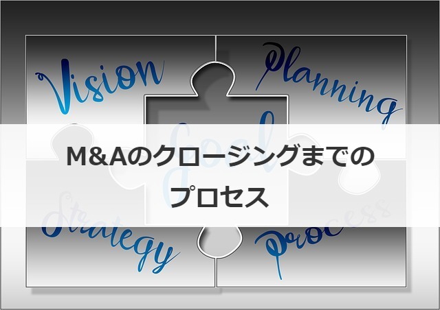 <h2>M&Aのクロージングまでのプロセス