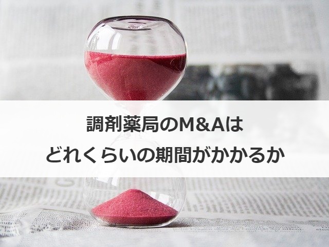 調剤薬局のM&Aはどれくらいの期間がかかるか