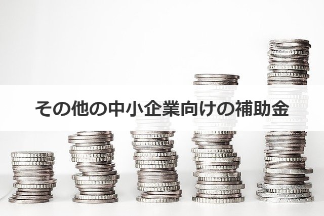 その他の中小企業向けの補助金