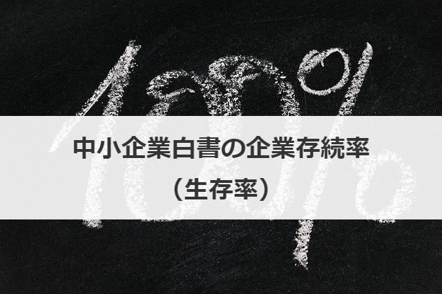 中小企業白書の企業存続率（生存率）
