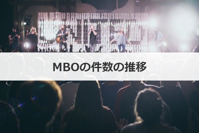 MBOの件数の推移