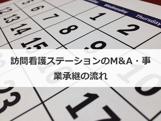 訪問看護ステーションのM&A・事業承継の流れ
