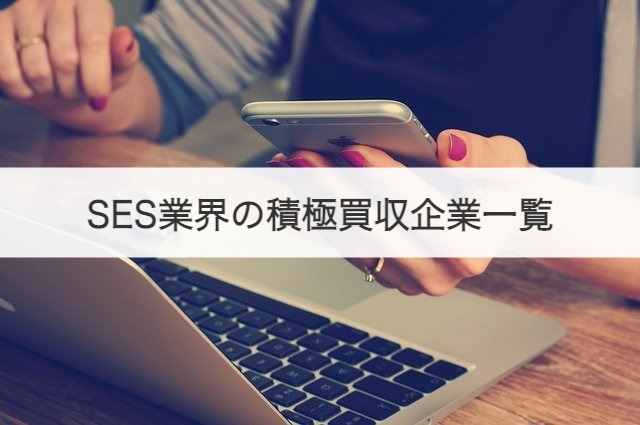 SES業界の積極買収企業一覧