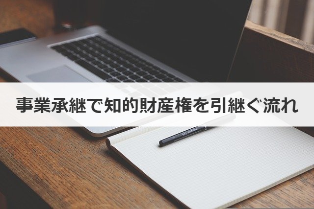 事業承継で知的財産権を引継ぐ流れ