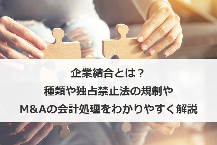 企業結合とは？種類や独占禁止法の規制やM&Aの会計処理をわかりやすく解説