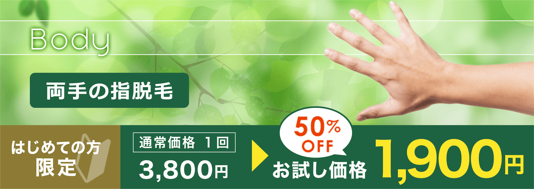 両手の指