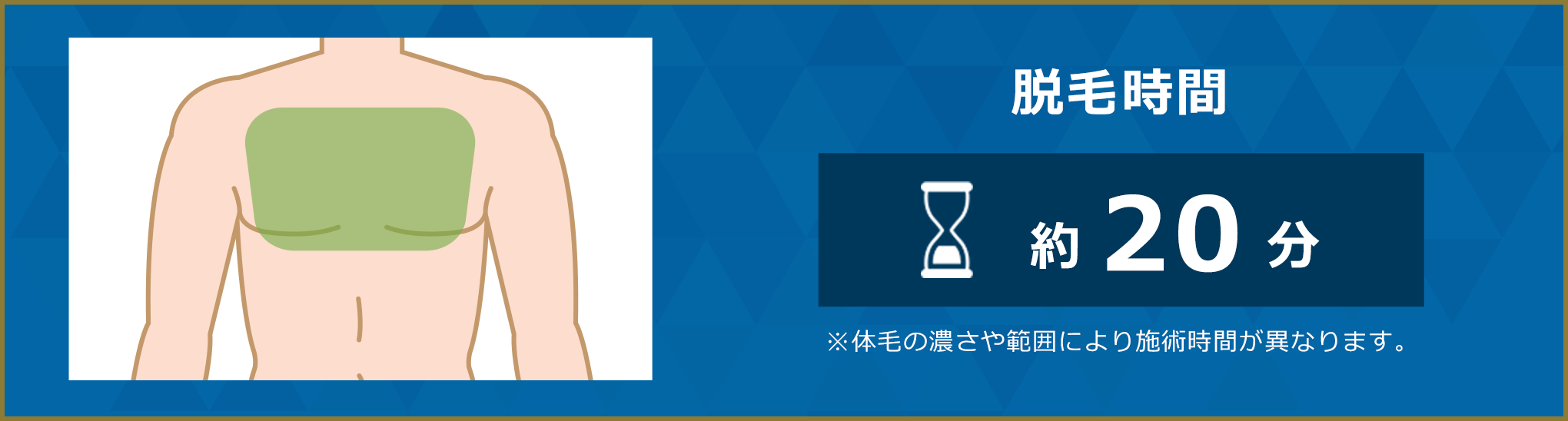 胸元全体