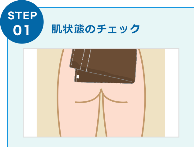 肌状態のチェック