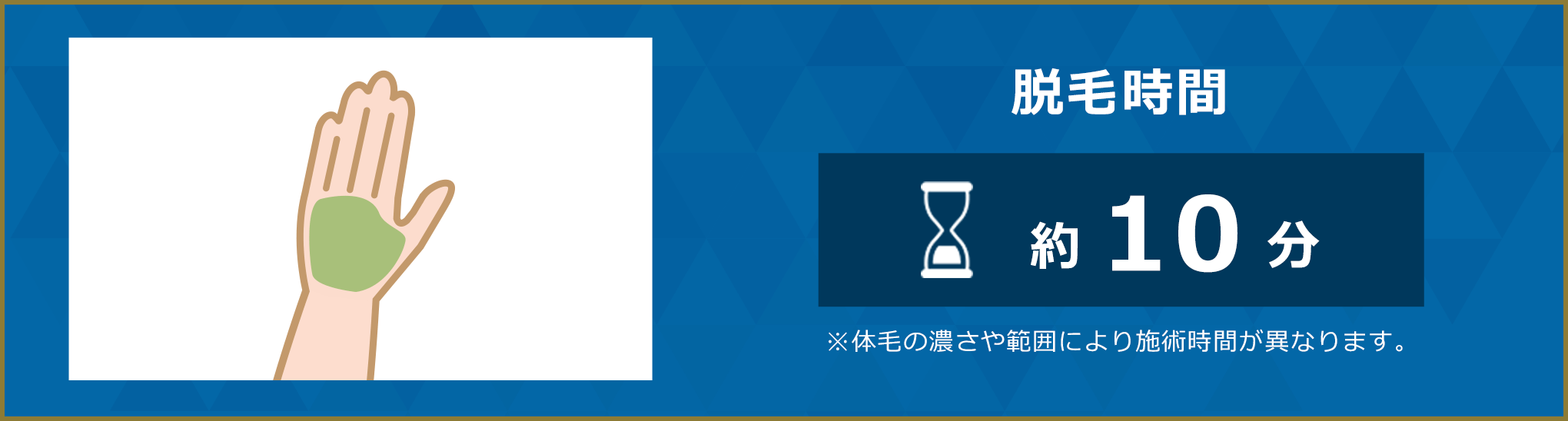 両手の甲