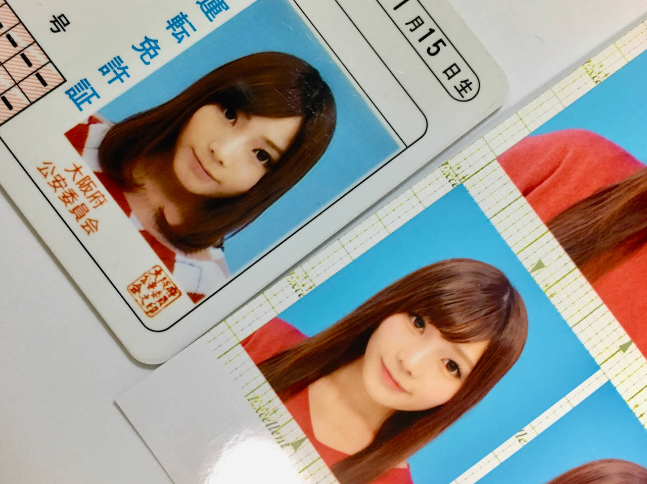 運転免許証用等々証明写真カッター