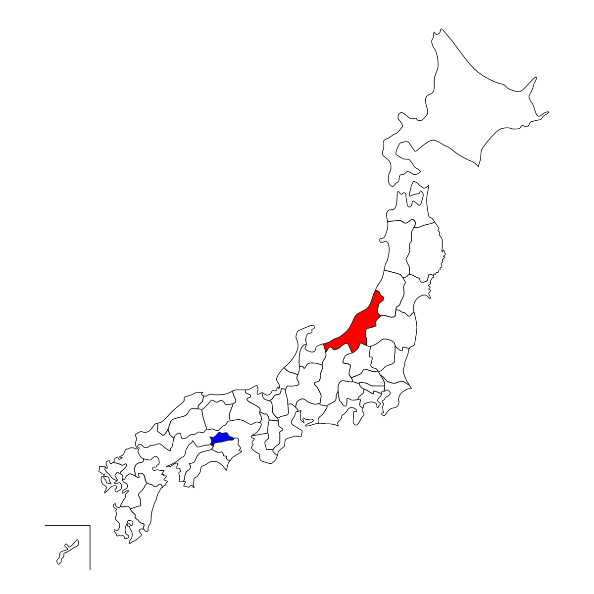 新潟県の大きさはどのくらい 面積 人口 人口密度を比較解説 たび日和
