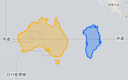 グリーンランドの面積は思ってたのとぜんぜん違う 本当は結構小さい 3ページ目 たび日和