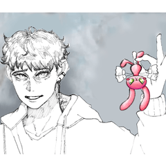 何かに座って抱っこ Clip Studio Assets