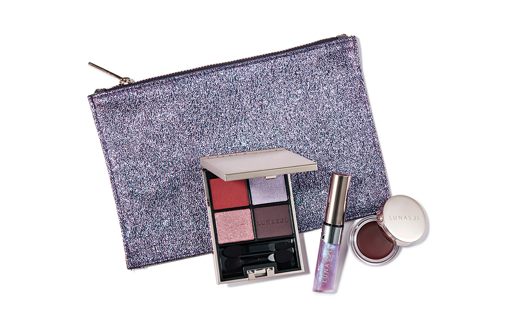 【クリスマスコフレ】お洒落色が凝縮！ルナソルのアイパレット＆リップ