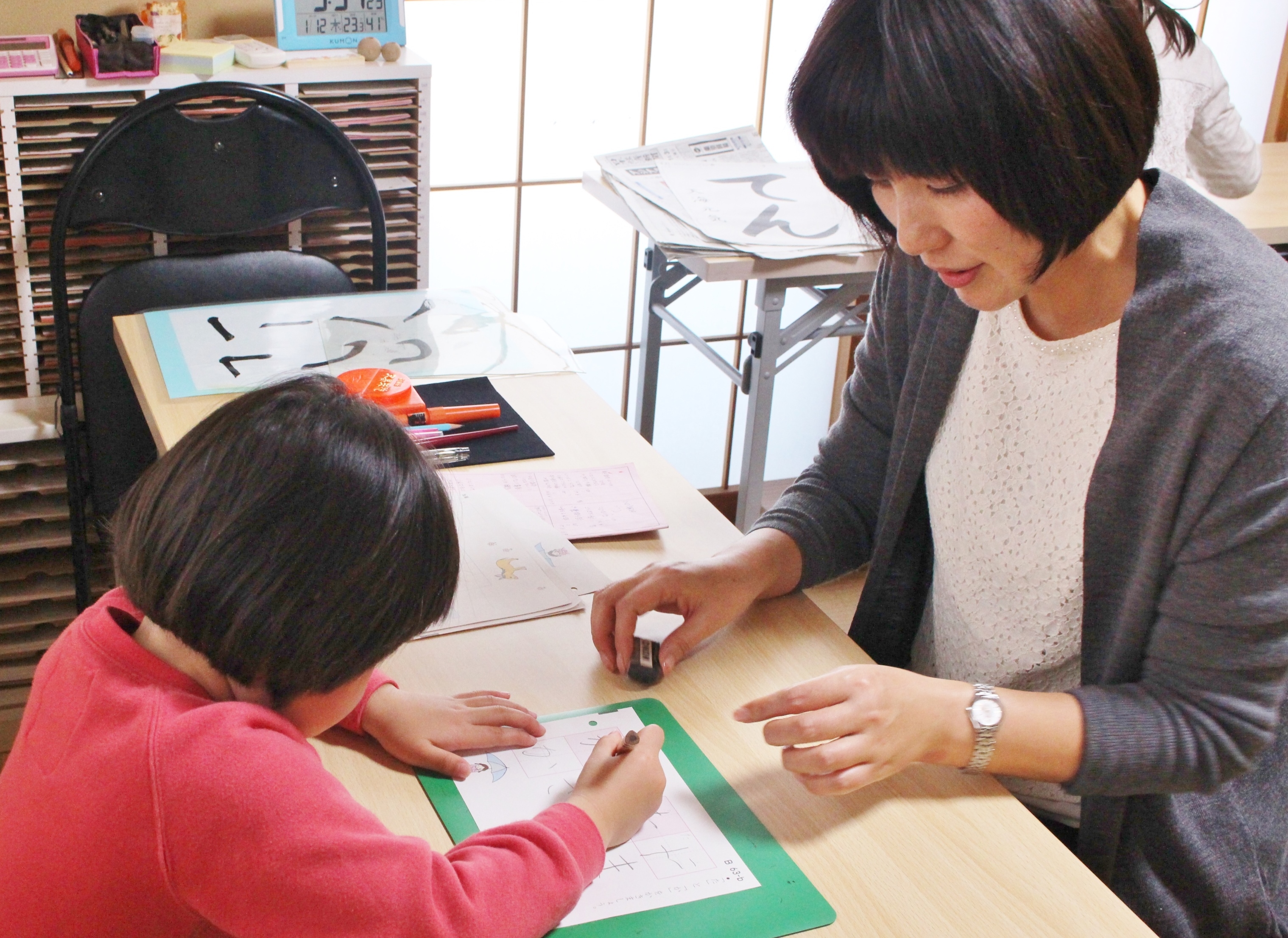 個人にあった学習量、進め方などを決めながら指導します