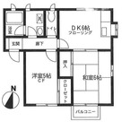 アールプレイス / 202 部屋画像1