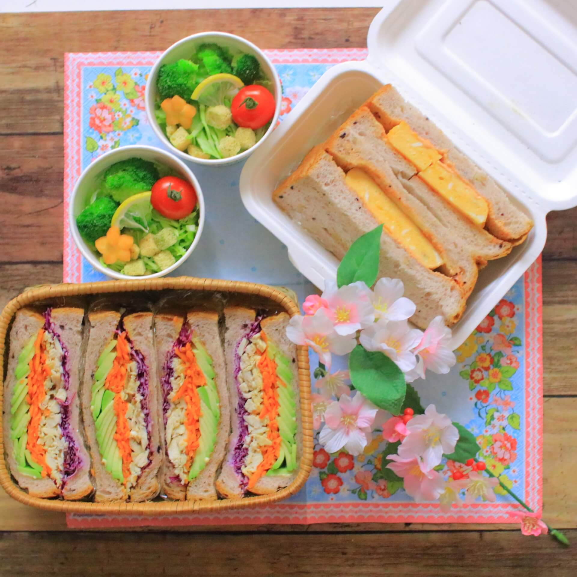 美味しい!簡単に作れるお花見弁当3品 美味しい!簡単に作れるお花見弁当3品