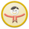 Badge m