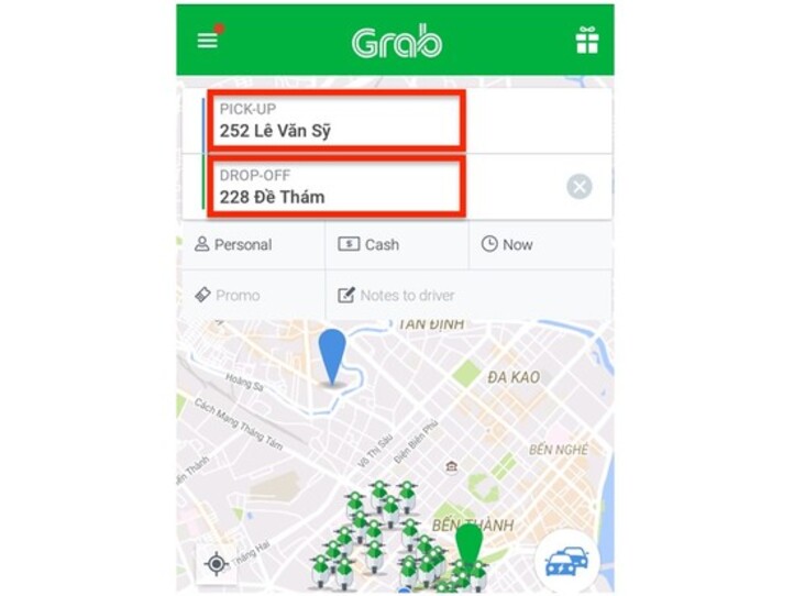 メータータクシーより安いタクシー!配車アプリGrab Carの使い方